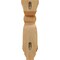 Ekena Millwork 3 7/8"W x 8"D x 13"H Los Angeles Hollow Back Corbel, Red Oak COR03X08X13HARO - alternate 4